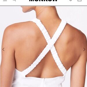 🩷 Monrow Women's White Jumpsuit 🩷